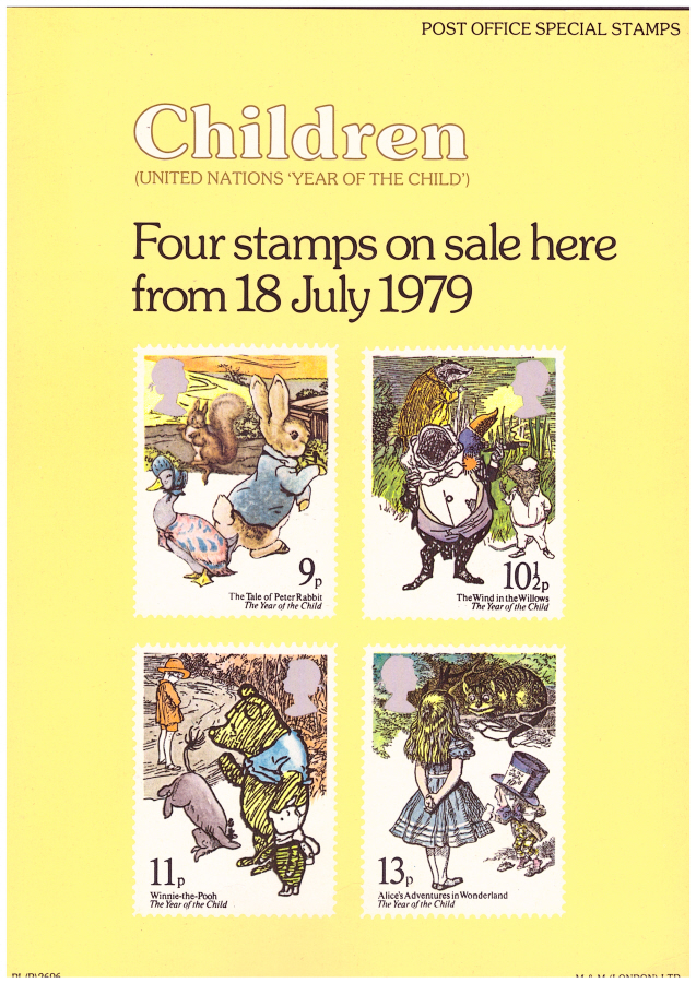 (image for) 1979 Year of the Child Post Office A4 poster. PL(P) 2696.